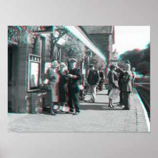 7 Valley Railway 1940's Day, Shropshire, England Poster