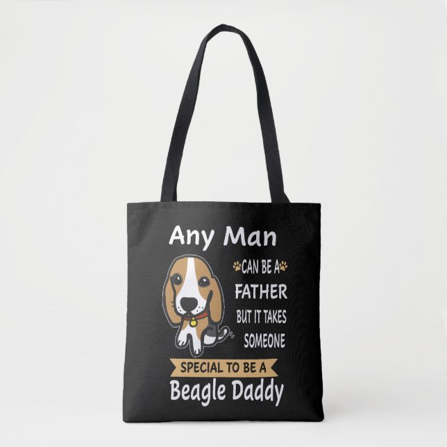 7 Varje Man Beagle Pappa Tygkasse (Framsida)