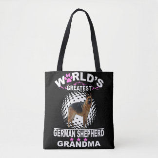 7 Världsmästare German Shepherd Grandma Tygkasse