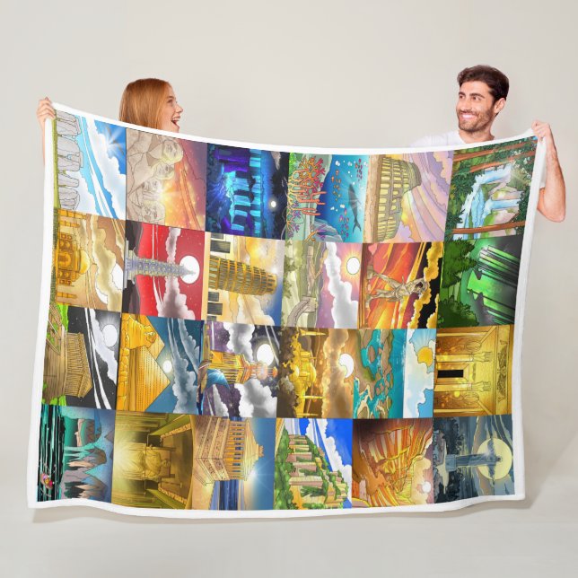 7 Wonders Blankets  Fleecefilt (På plats)