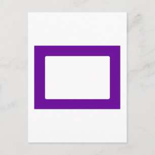 7 x 5-kort med runda insidan av Conors Transp Purp Vykort