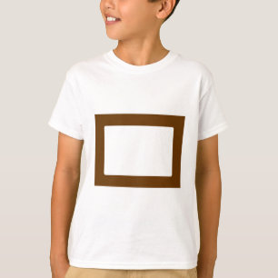 7 x 5-kort med runda invändiga konturer, rund, run t shirt