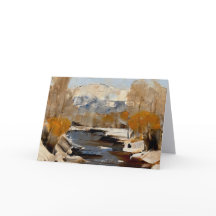 7 x 5" Notkort, Yampafloden, Steamboat Spring