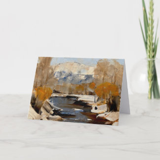 7 x 5" Notkort, Yampafloden, Steamboat Spring Anteckningskort