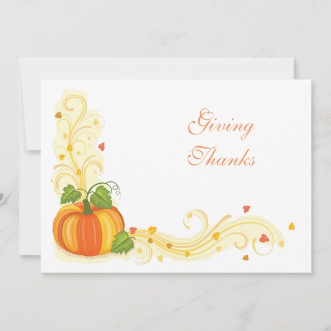 7 x 5-Thanksgiving kort (Framsida)
