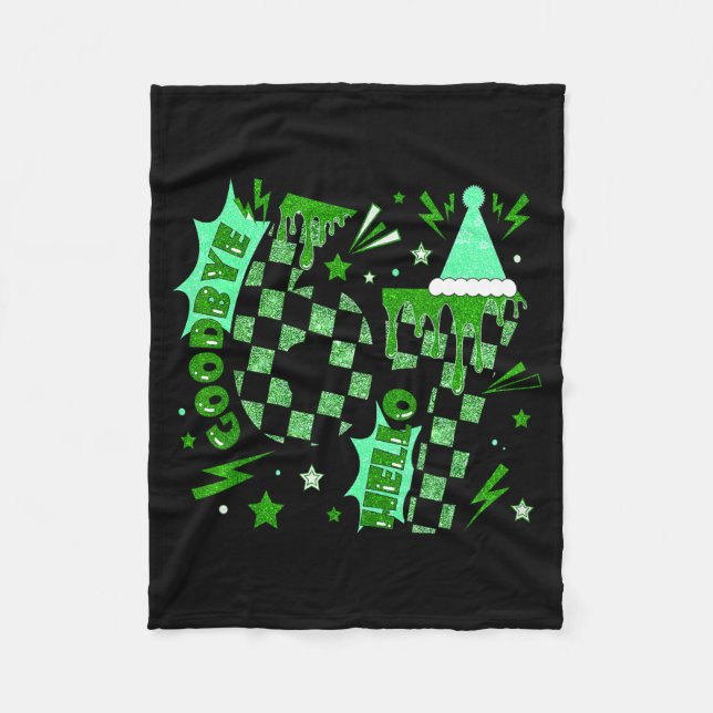 7 Year Old Birthday Goodbye 6 Hello 7 67 Meme Six  Fleecefilt (Framsidan)