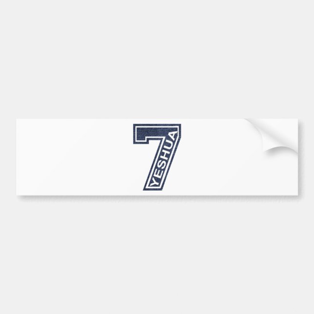 7 Yeshua sneda Jeans Bildekal (Framsidan)