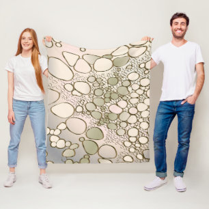 7Abstrakts digitalt arbete 5 Fleecefilt