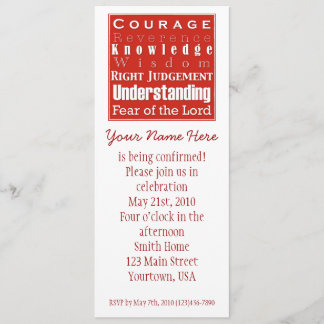 7Gåvor till din bekräftelseinbjudan Inbjudningar