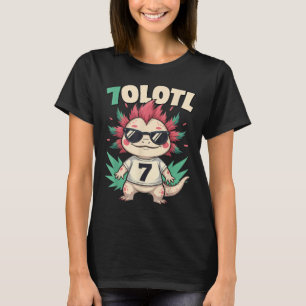 7olotl Sevenolotl – Rolig Axolotl Halloween Nummer T Shirt