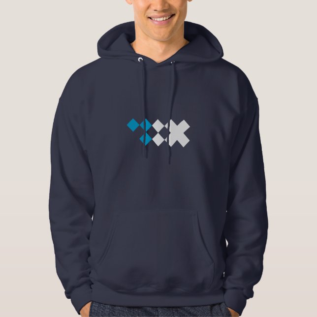 7S IBM iX-kombinationsruta Hoodie (Framsida)