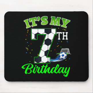 7th Birthday Football Boy Girl Kids Soccer Sports Musmatta
