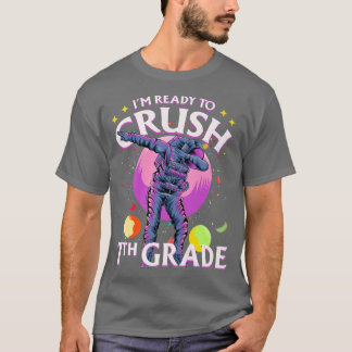 7th Grade Dabbing Astronaut Back to School Im Read T Shirt