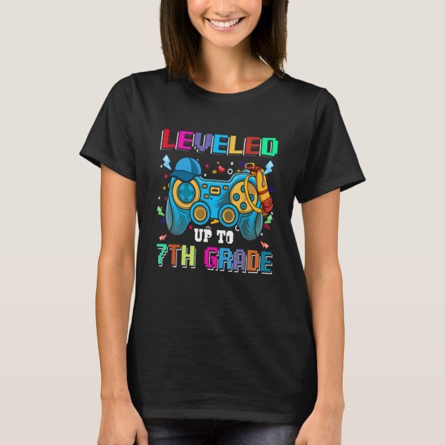 7th Grade Gamer First Day Of Seventh Grade Boys Ba T Shirt (Framsida)