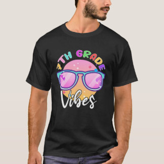 7TH GRADE Grade Vibes Back to School Teacher T Shirt