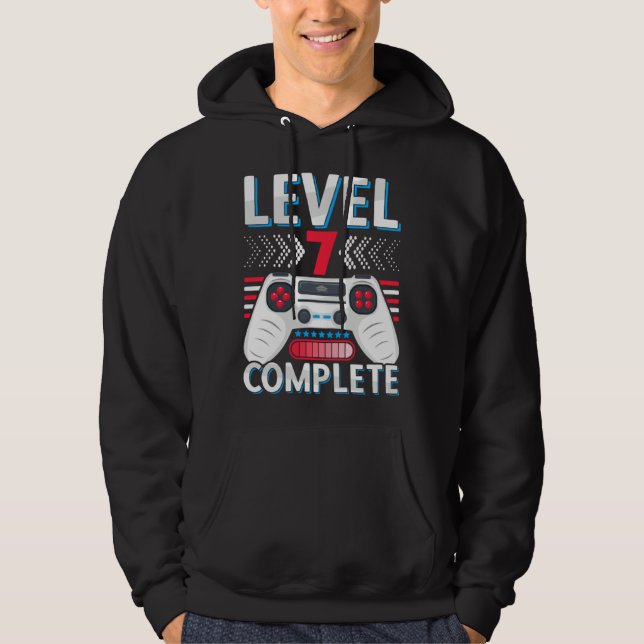 7th Grade Graduation Middle School Graduate Level  Hoodie (Framsida)