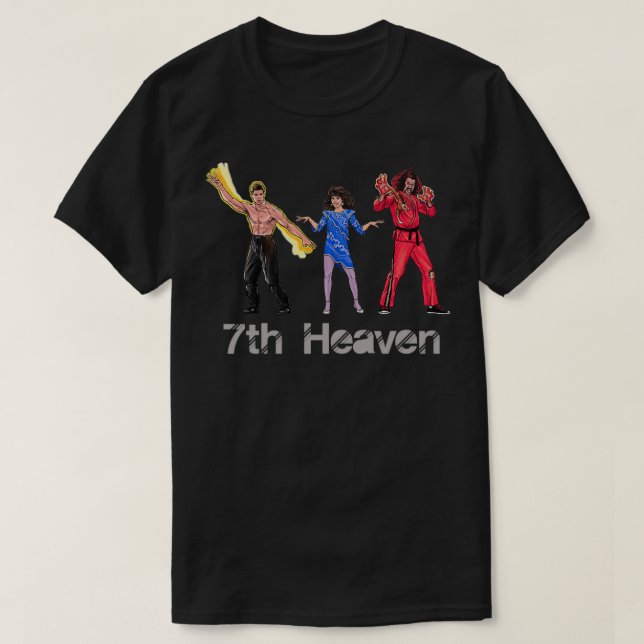 7th Heaven Trio 1985 T Shirt (Design framsida)