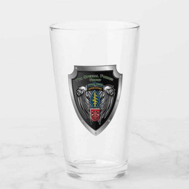 7th Special Forces Group (Airborne) Sköld Glaskopp (Framsida)