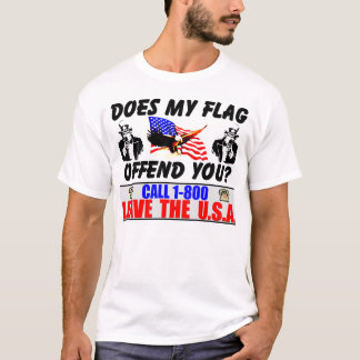 ! - 800 lämnar USA T Shirt