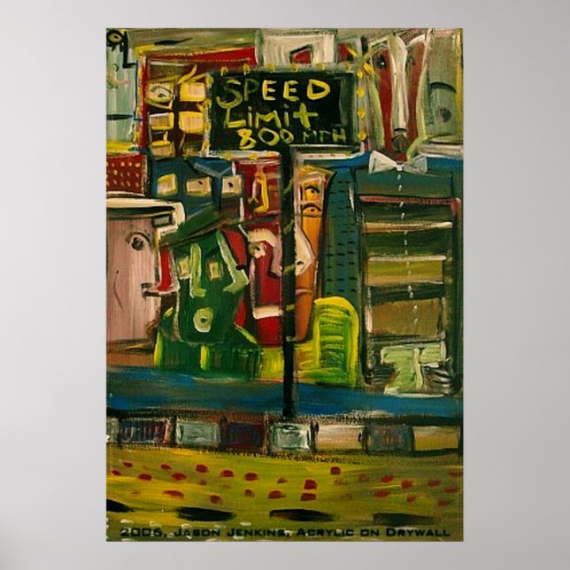 800 MPH POSTER (Framsidan)