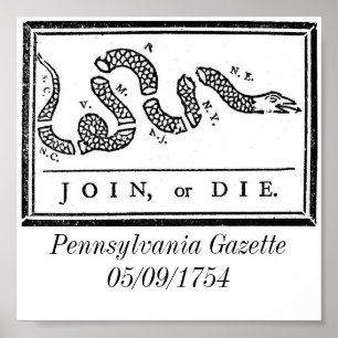 800px-Joinfodie (800 x 554), Pennsylvania Gazet... Poster