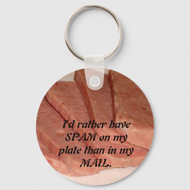 800px-Spam_with_cans, jag vill hellre ha SPAM på m Nyckelring (Framsida)