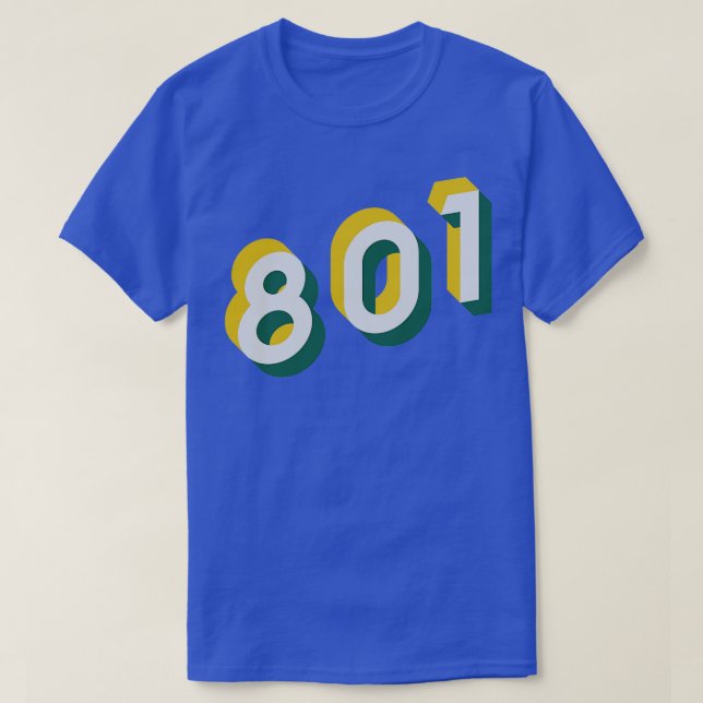 801 Ogden Utah T Shirt (Design framsida)