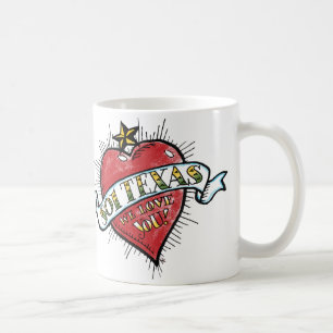 801 Texas, älskar vi dig! Kaffemugg