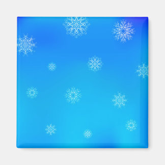 8024Snö-flagga Mönster Magnet