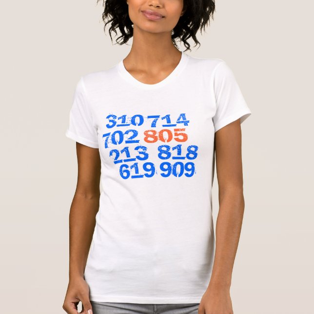 805 619, 714, 702, 818, 213, 909, 310 TEE (Framsida)