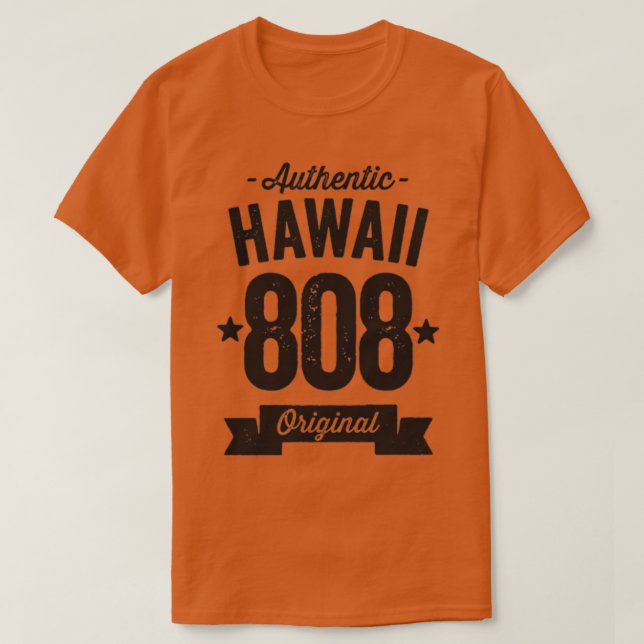 808 Hawaii-områdeskod Giltiga Trt 7 T Shirt (Design framsida)