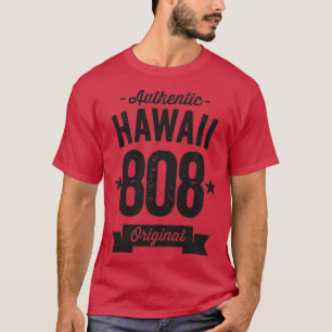 808 Hawaii-områdets kod Giltiga Thirt T Shirt