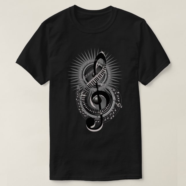 808 musikhögtalare t shirt (Design framsida)