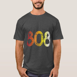 808 Retro Stil Roland Electronic Drum Maskin T Shirt