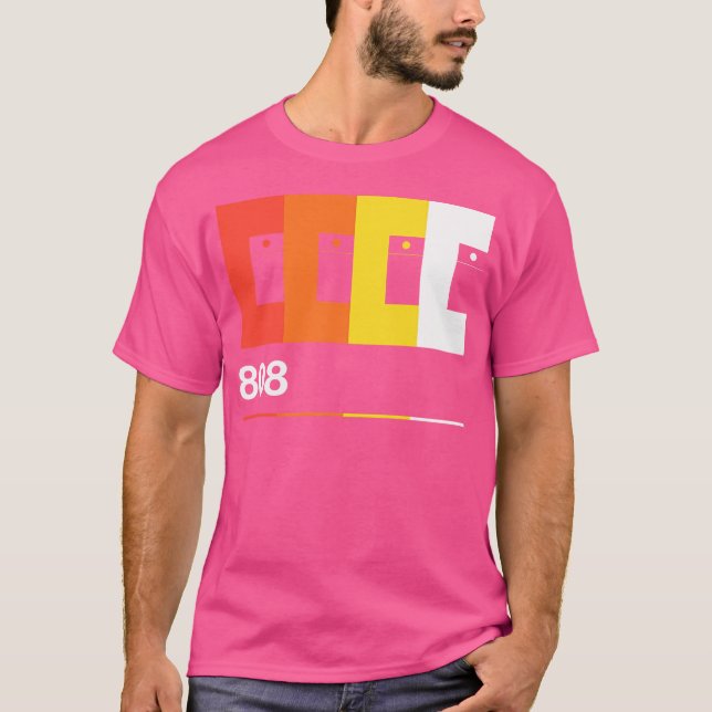 808 Rymdkomposer Drum Maskin T Shirt (Framsida)