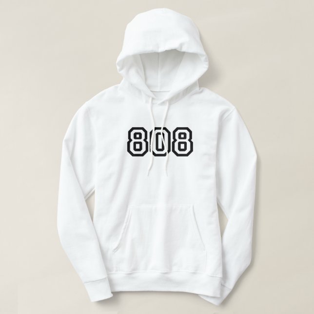808 TRÖJA MED LUVA (Design framsida)