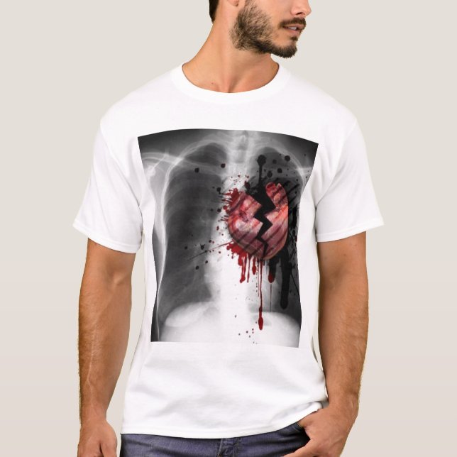 808's och hjärtesorgskjorta t shirt (Framsida)