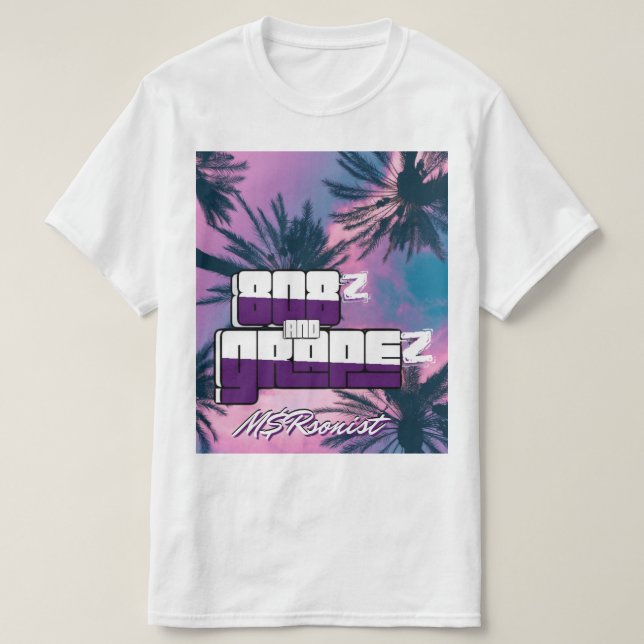 "808z och GrapeZ" T-Shirt M$Rsonist Single 2022 (Design framsida)