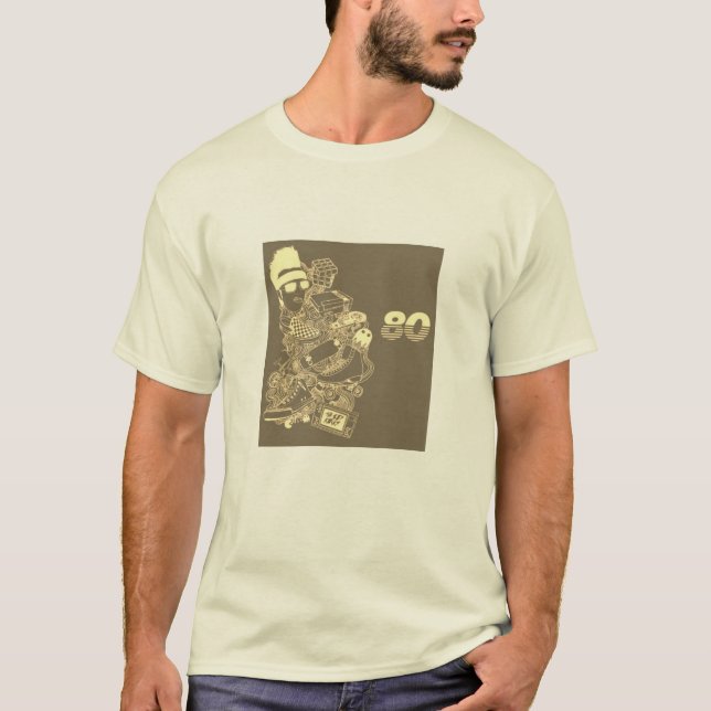 80:an t shirt (Framsida)