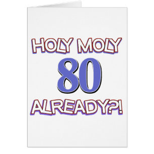 80 år design hälsningskort