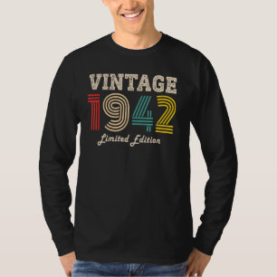 80 år gammal 1942 80:e födelsedagen t shirt