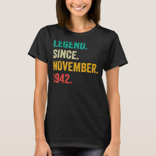 80 år gammal förklaring sedan november 1942 80:e f t shirt