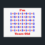 80 år gammal! kort<br><div class="desc">En humoristisk 80-årsdag som visar alla hur gammal han eller hon är,  de behöver bara räkna för att få reda på det! Gör en underbar 80-årsgåva.</div>