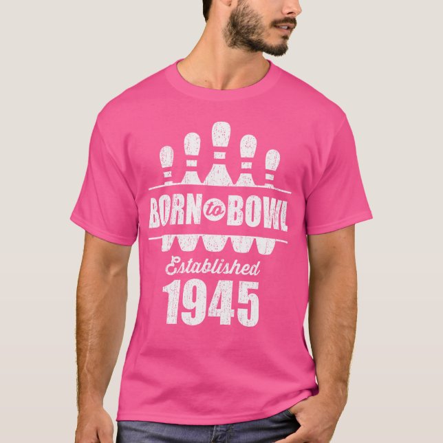 80-årig Bowlareare 80:e födelsedagsbytet T Shirt (Framsida)