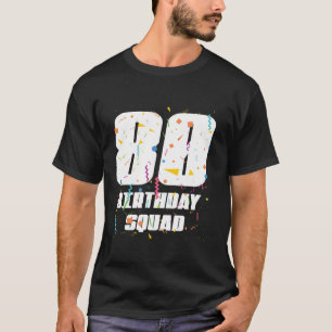 80-åriga lycklig t shirt