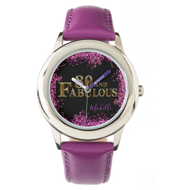 80-årsdag  armbandsur (Framsida)