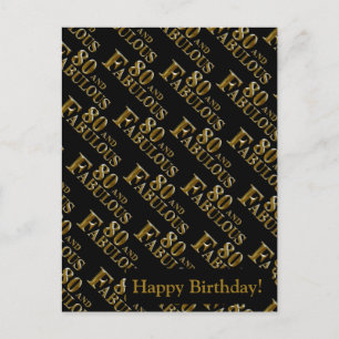 80-årsdag helg vykort