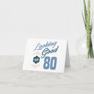 80-årsdag Tittar Bra Kort