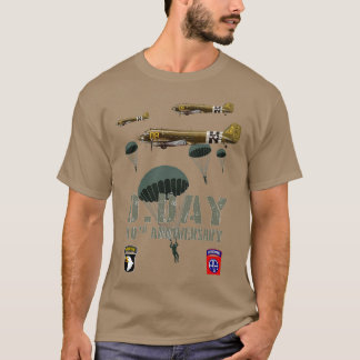 80-årsdagen Allied Landing Day WWII T Shirt