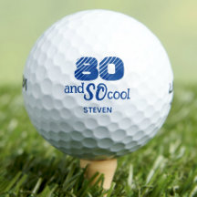 80-årsdagen för Fantastisk, golf bollar, 80 år par